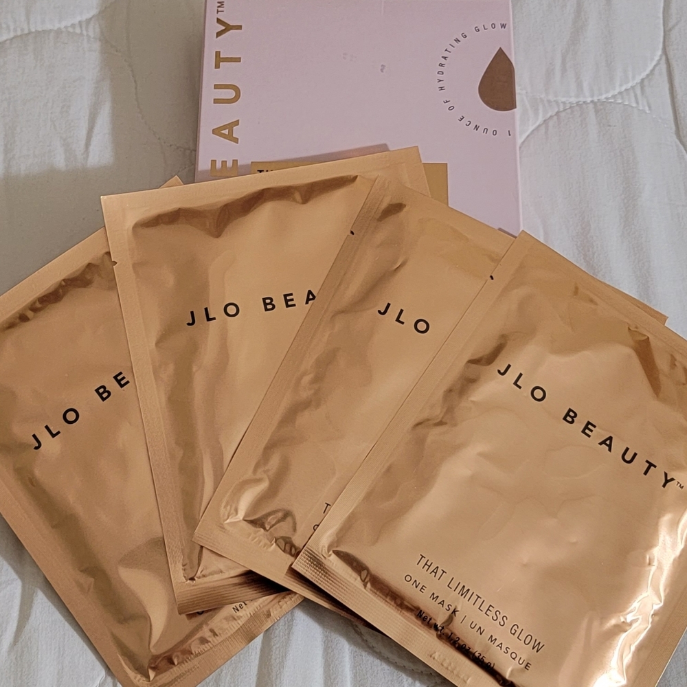 JLo Beauty That Limitless Glow 4 Masks, 1.2 oz each, New